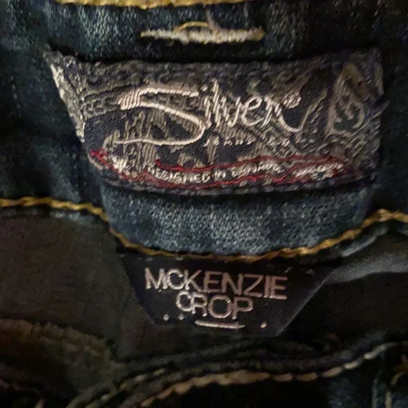 Silver jeans crop size 28 - Picture 4 of 8